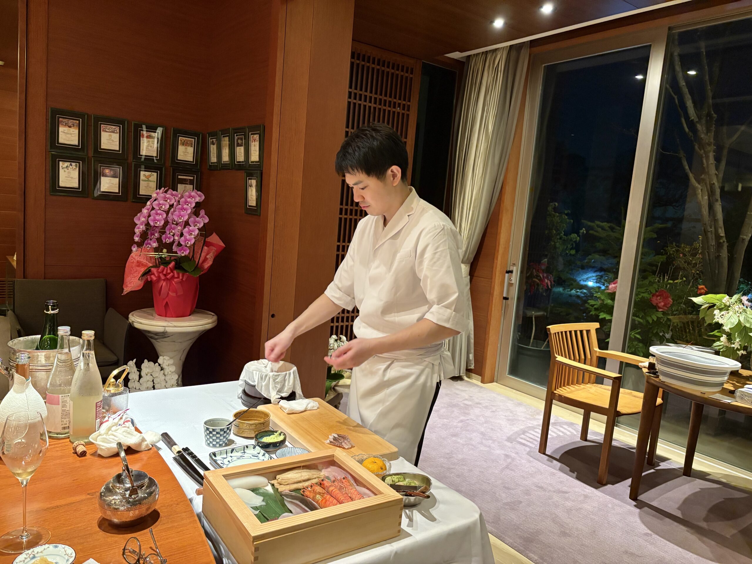 世田谷区・ご自宅での出張寿司（7名様・ご家族の会食）