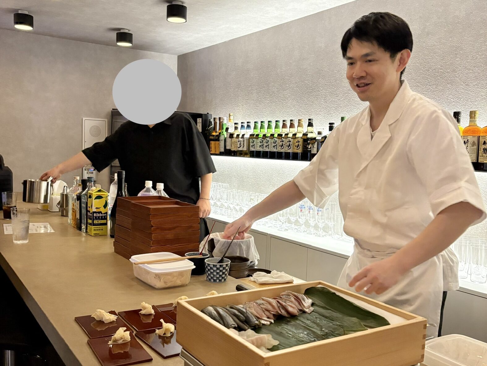 立食スタイルの寿司イベントを麻布十番で開催しました